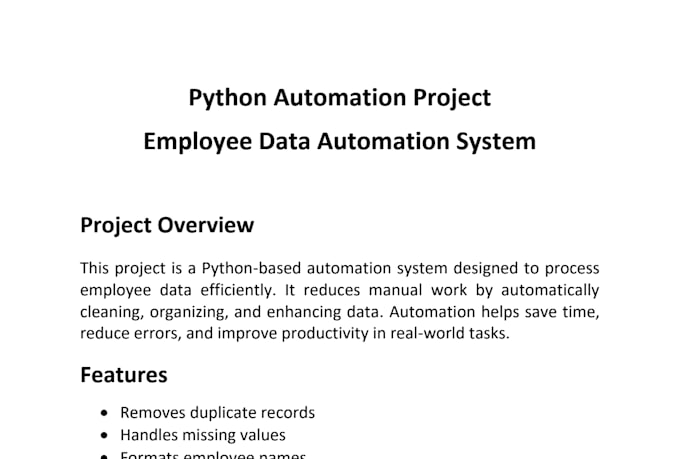 automate tasks using python scripts